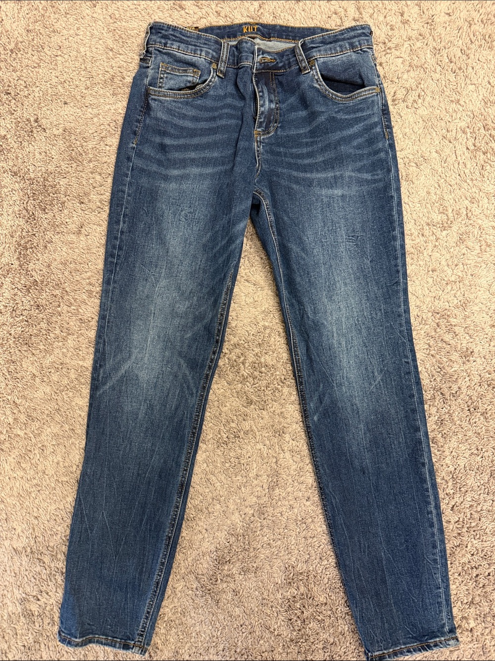 Kut from the Kloth Medium Wash Straight Leg Jeans